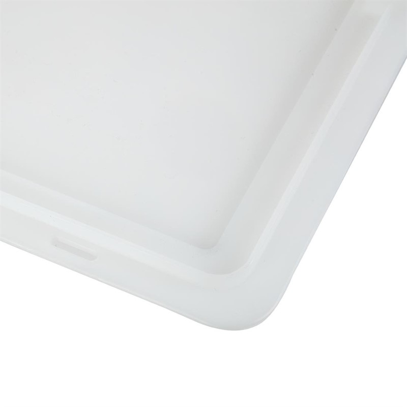  Cambro Pizzateigkistendeckel aus Polyethylen 60x40x2cm 