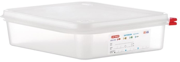  Araven GN1/2 Lebensmittelbehälter mit Deckel 4L 