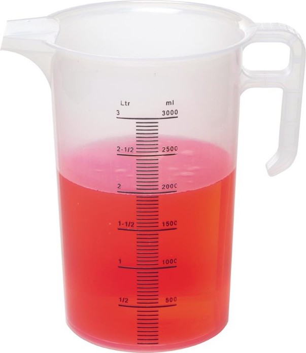  Gastronoble Polypropylen Messbecher 3L 