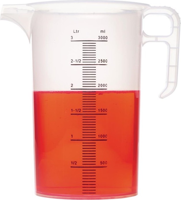  Gastronoble Polypropylen Messbecher 3L 