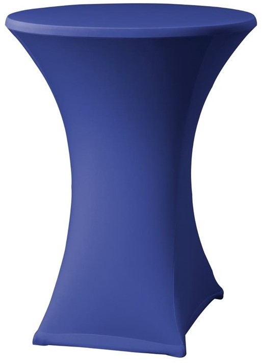  Gastronoble Tischhusse f&uuml;r Stehtische Samba D2 blau 85cm 