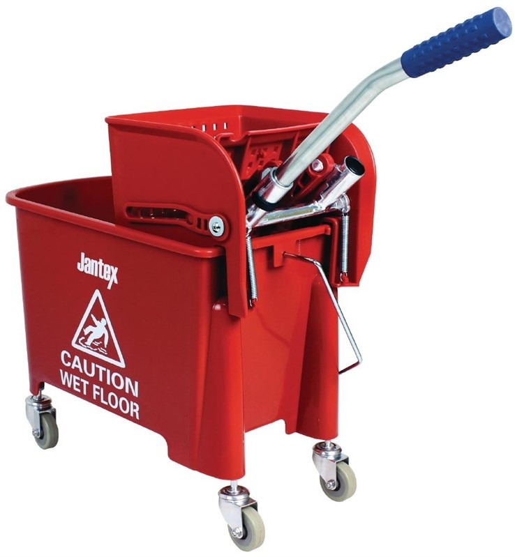  Jantex Moppeimer mit Mopppresse rot 20L 
