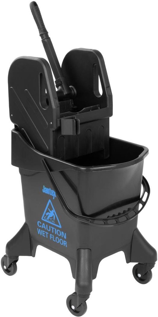  Jantex 20Ltr hoher Mopp-Eimer mit Wringer - Blaues Muster 