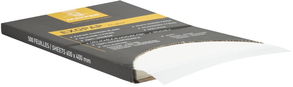 Matfer Bourgeat Exopap-Backpapier 600 x 400mm (500 St&uuml;ck) 