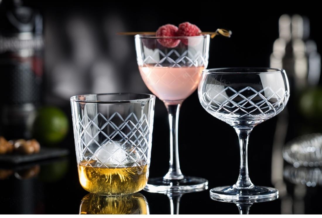  Utopia Raffles Diamond Martini-Gl&auml;ser 190ml (6er-Pack) 