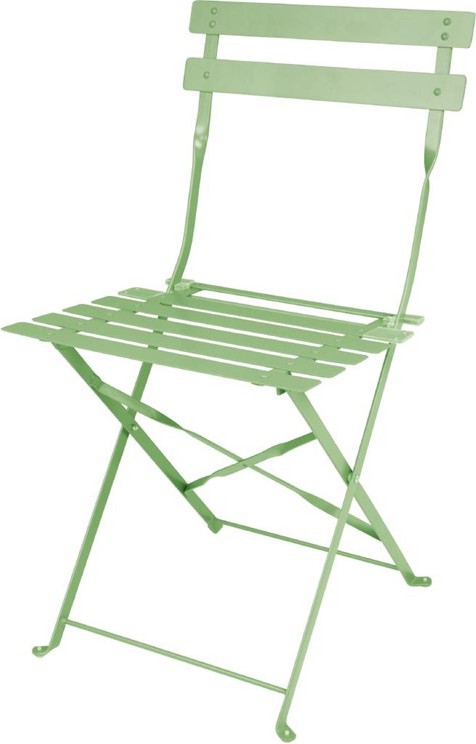  Bolero Pavement Style Klappst&uuml;hle aus Stahl Hellgr&uuml;n (2er Pack) 