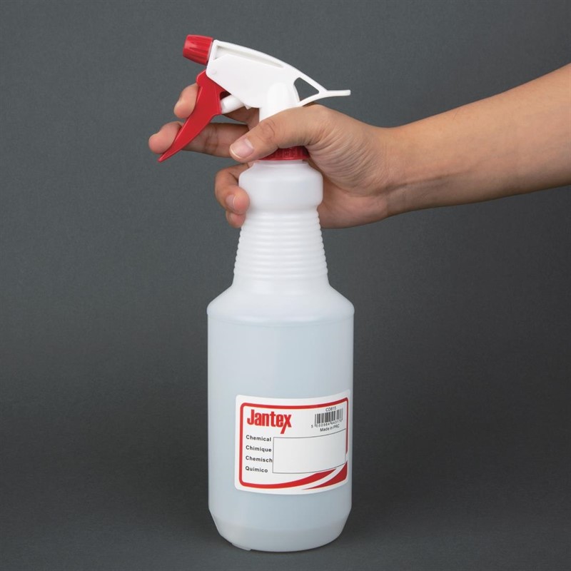  Jantex farbkodierte Spr&uuml;hflasche rot 750ml 