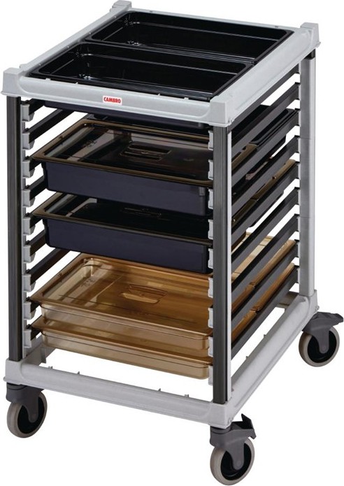  Cambro GN 2/1 Regalwagen 18 Etagen 