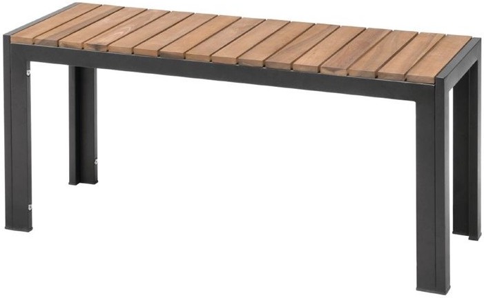 Bolero Stahl- und Akazienholzb&auml;nke 100cm 