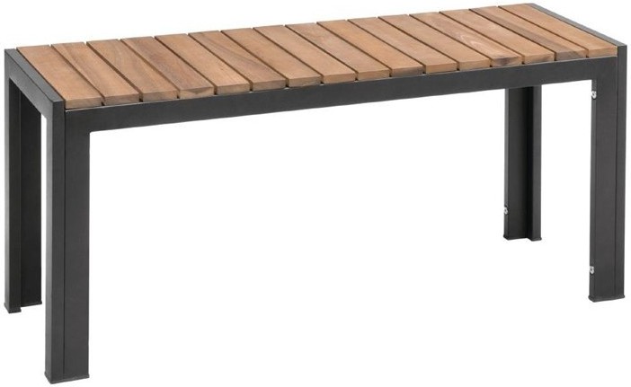  Bolero Stahl- und Akazienholzb&auml;nke 100cm 