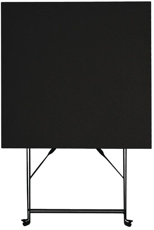  Bolero quadratischer klappbarer Terrassentisch Stahl schwarz 60cm 