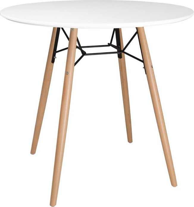  Bolero Arlo Tisch Rund Wei&szlig; 798mm 