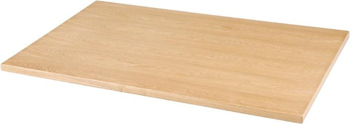  Bolero rechteckige Tischplatte Eschenfurnier vorgebohrt 110 x 70cm 