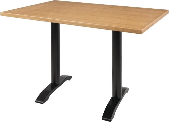  Bolero rechteckige Tischplatte Eschenfurnier vorgebohrt 110 x 70cm 