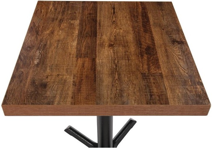  Bolero quadratische Tischplatte Urban Dark 70cm 