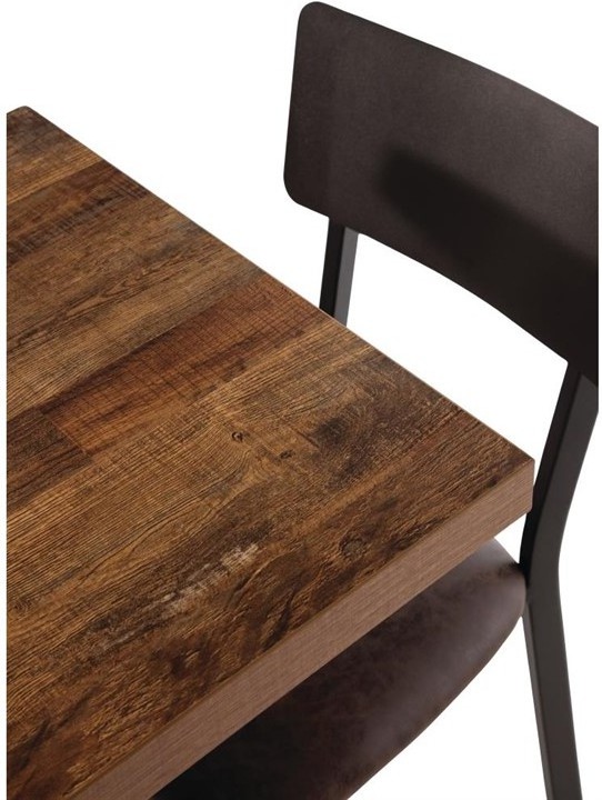  Bolero quadratische Tischplatte Urban Dark 70cm 