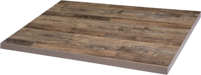  Bolero vorgebohrte rechteckige Tischplatte Urban Dark 1100x700mm 