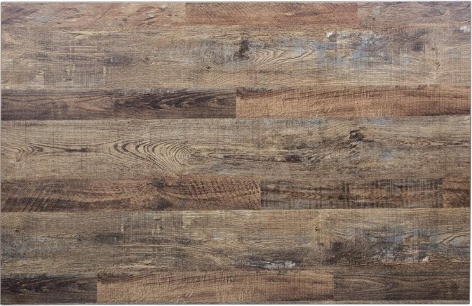  Bolero vorgebohrte rechteckige Tischplatte Urban Dark 1100x700mm 