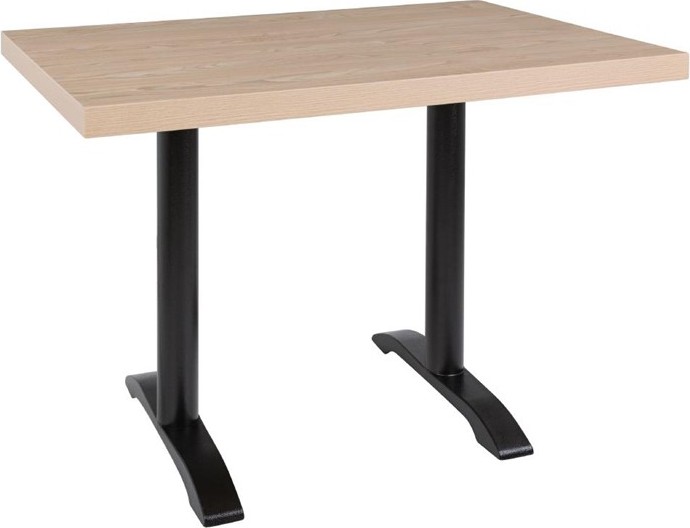  Bolero vorgebohrte rechteckige Tischplatte Antik Natur 1100x700mm 