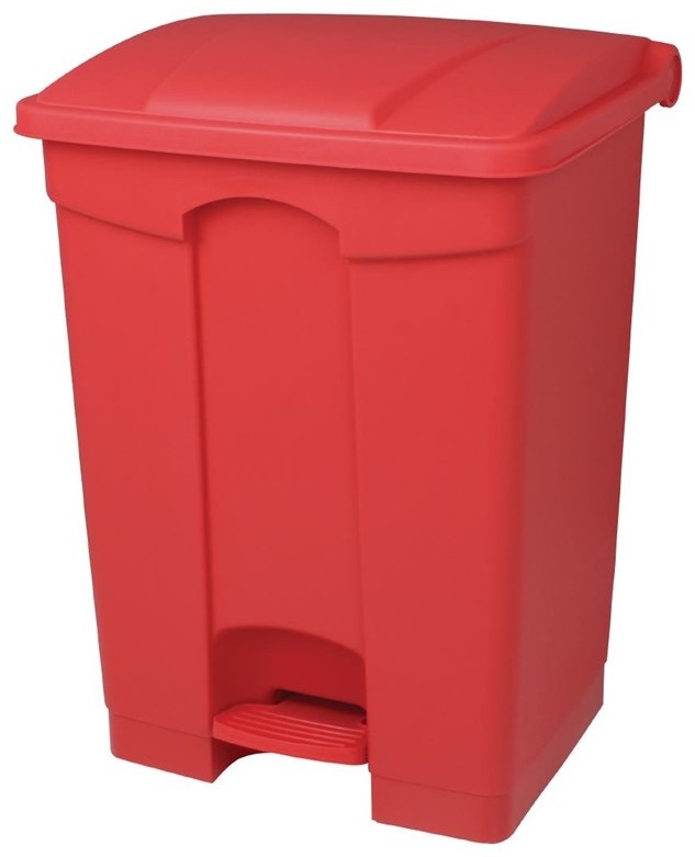  Jantex K&uuml;chenpedaleimer rot 65L 