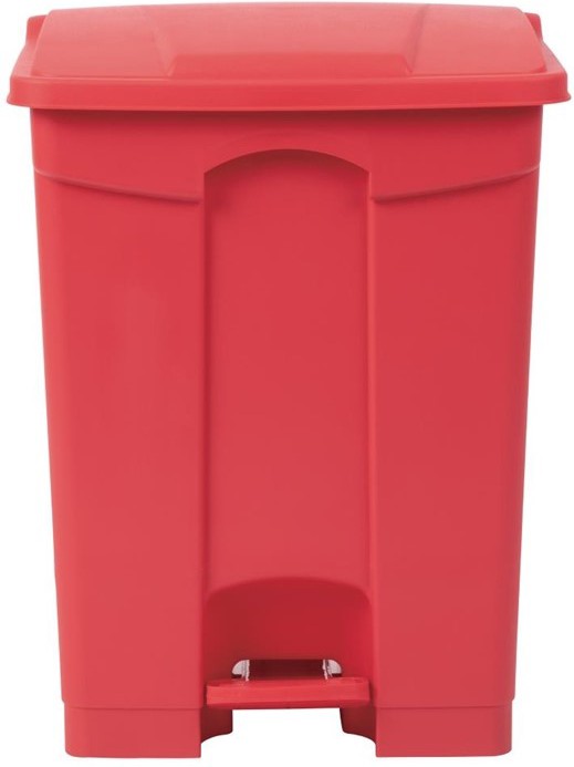  Jantex K&uuml;chenpedaleimer rot 65L 