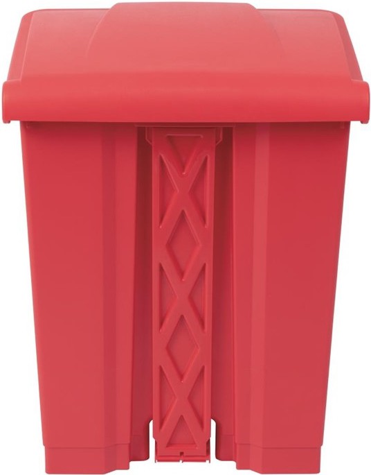  Jantex K&uuml;chenpedaleimer rot 65L 