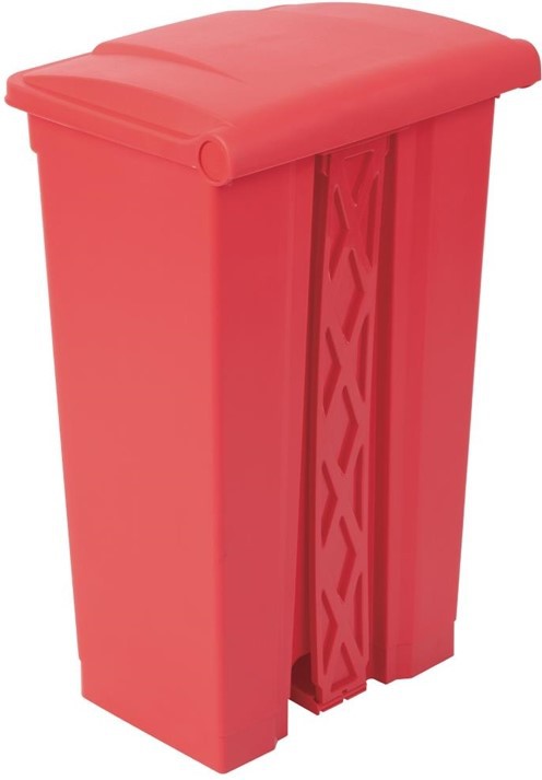  Jantex K&uuml;chenpedaleimer rot 87L 