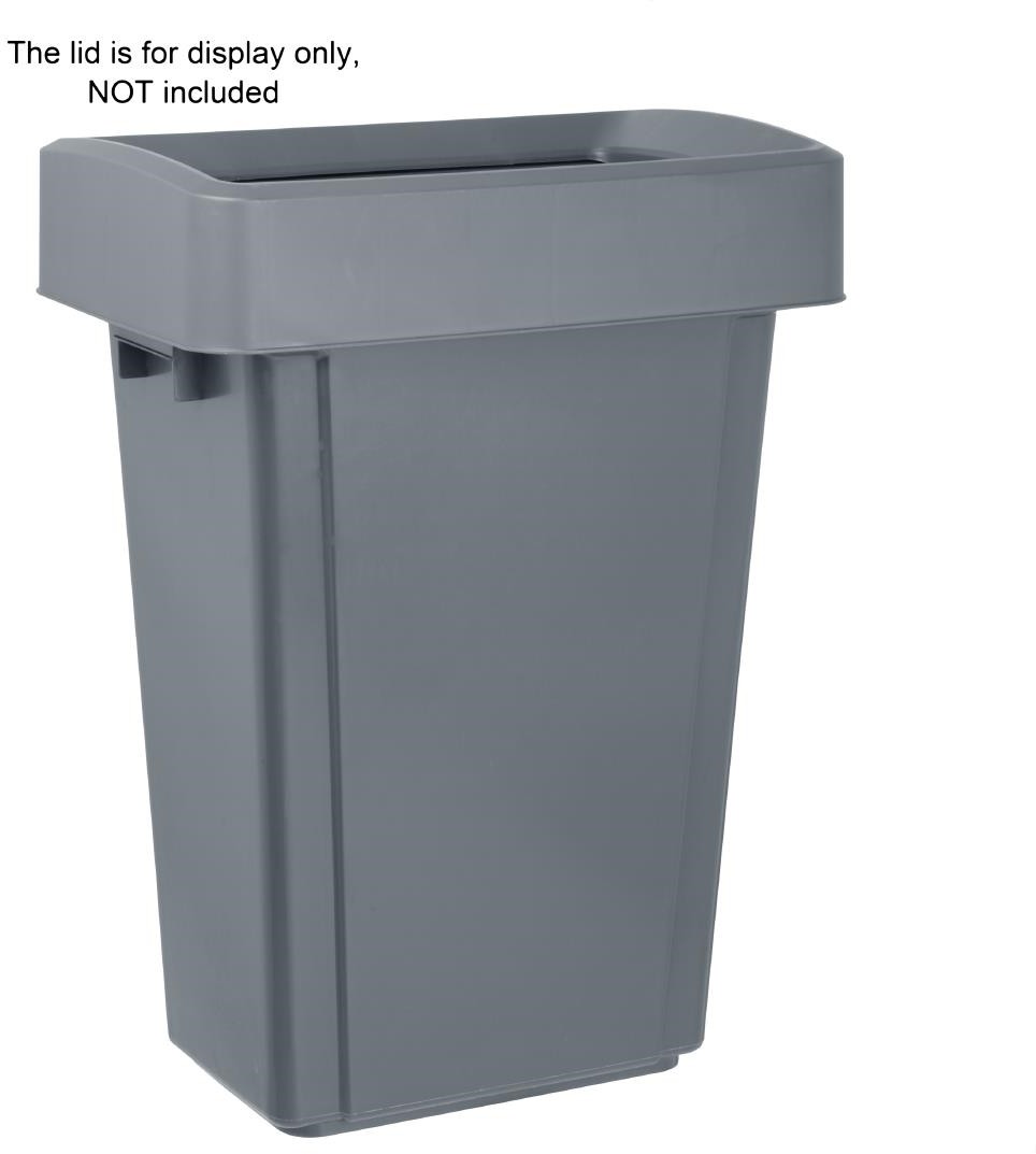  Jantex Slim M&uuml;lleimer Grau 60Ltr 