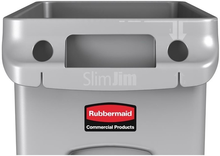  Rubbermaid Slim Jim Abfalleimer 60L 