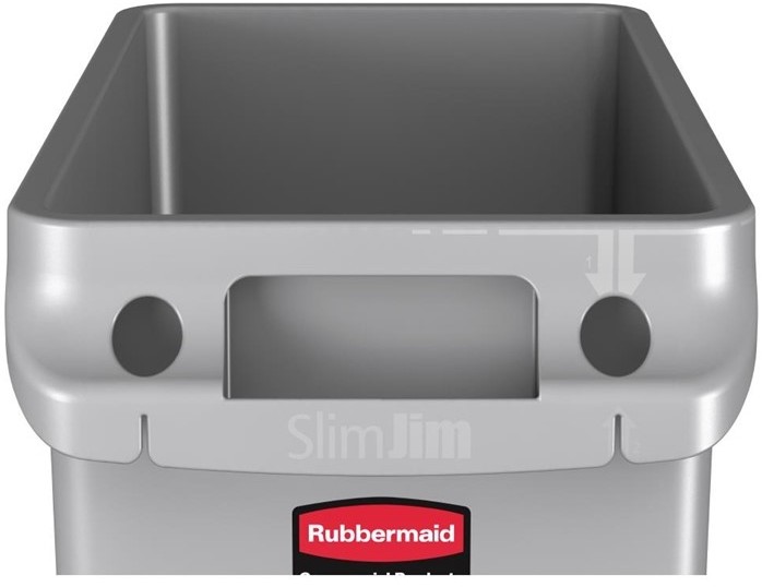 Rubbermaid Slim Jim Abfalleimer 60L 