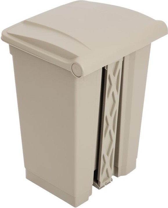  Jantex K&uuml;chenpedaleimer beige 45L 