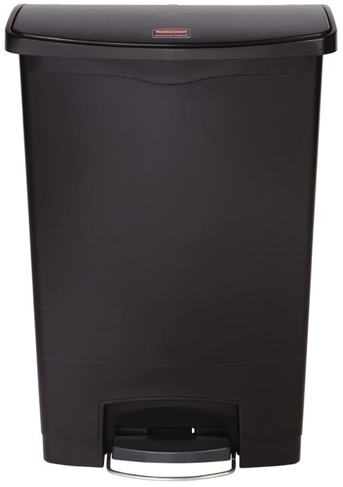  Rubbermaid Slim Jim Front Step Pedaleimer schwarz 90L 