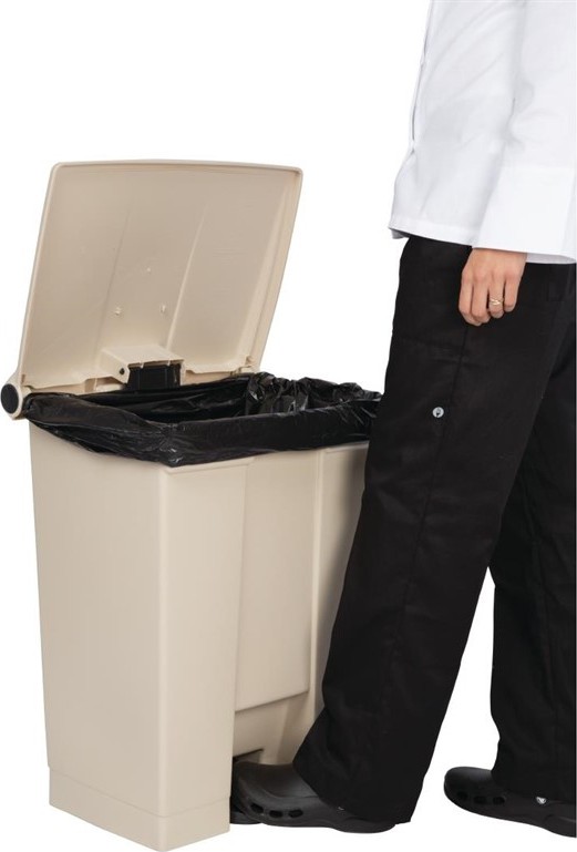  Rubbermaid Step On Pedaleimer beige 68L 