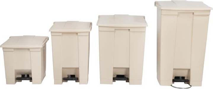  Rubbermaid Step On Pedaleimer beige 87L 