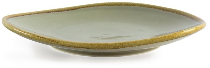 Olympia Kiln dreieckige Teller Moos 28cm 