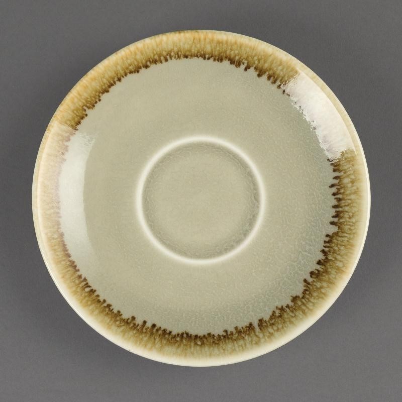  Olympia Kiln Untertassen Moos 11,5cm 