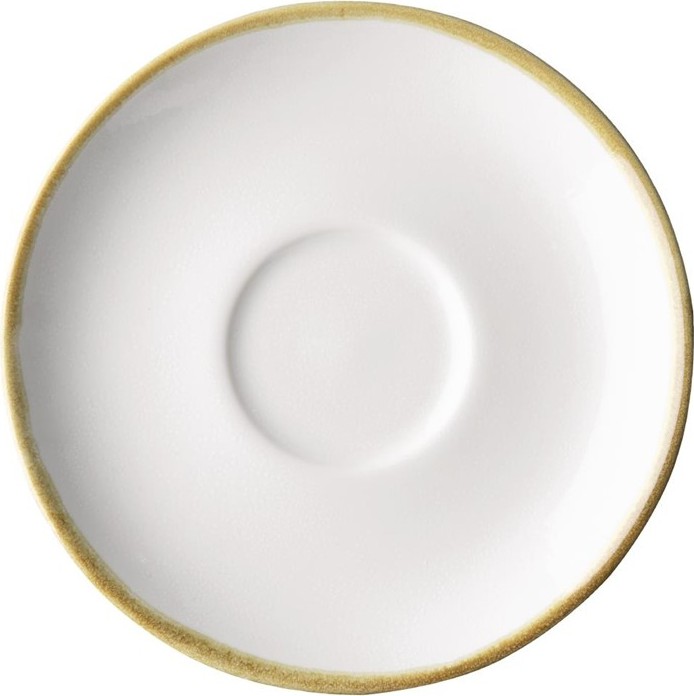 Olympia Kiln Untertassen Kreidewei&szlig; 14cm (6 St&uuml;ck) 