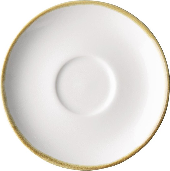  Olympia Kiln Untertassen Kreidewei&szlig; 14cm (6 St&uuml;ck) 