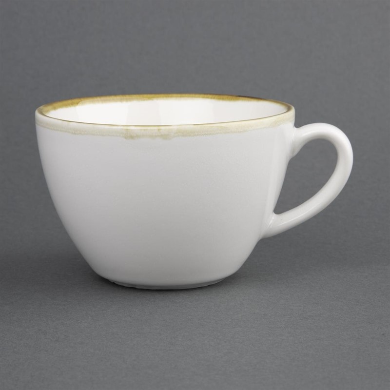  Olympia Kiln Cappuccinotassen Kreidewei&szlig; 34cl (6 St&uuml;ck) 
