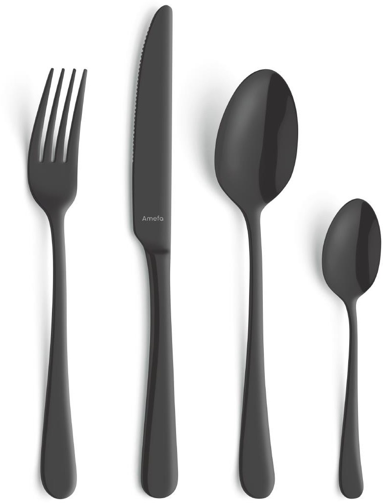  Amefa Tischgabel Schwarz (12 St&uuml;ck) 