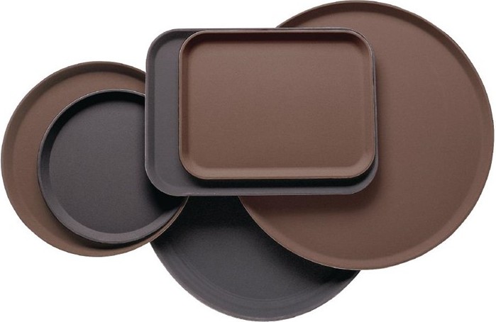  Cambro Camtread rechteckiges GN 1/1 Tablett schwarz 32,5 x 53 cm 