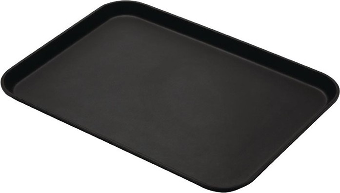 Cambro Camtread Fiberglas Anti-Rutsch-Tablett schwarz 45x65cm 