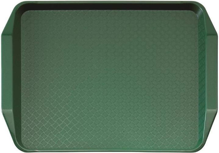  Cambro Polypropylen Fastfood Serviertablett mit Griffen gr&uuml;n 43x30cm 