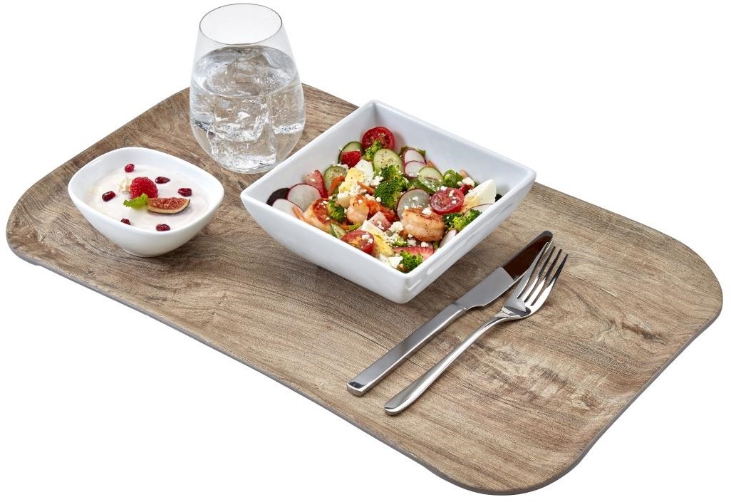  Cambro Versa Tabletts 32x53cm rechteckig rustikales Dekor Eiche hell 