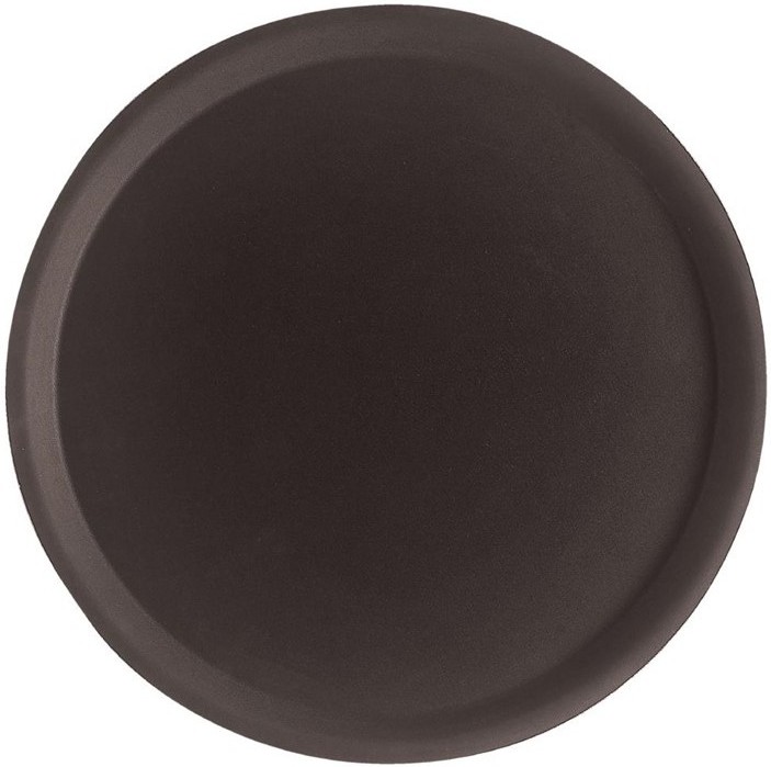  Cambro Camtread rundes rutschfestes Fiberglas Tablett schwarz 40,5cm 