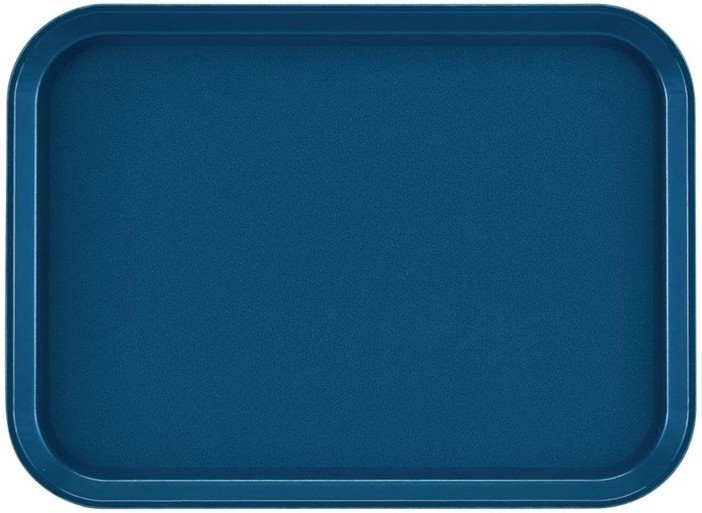  Cambro Epictread rechteckiges rutschfestes Fiberglastablett blau 35x27cm 