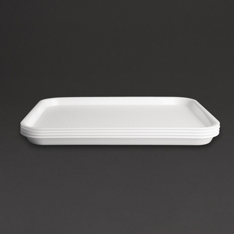  Kristallon Fast Food-Tablett wei&szlig; 34,5 x 26,5cm 