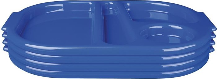  Kristallon Men&uuml;tabletts blau 37,5 x 27,8cm 