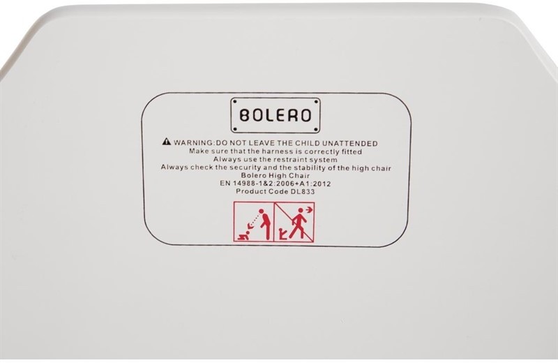  Bolero Kinderhochstuhl antik wei&szlig; 