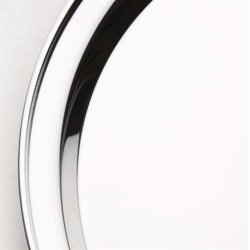  Olympia rundes Serviertablett Edelstahl 40,5cm 